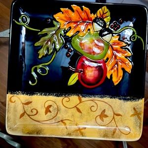 Fall Party Plates: Food, Dishwasher & Microwave Safe